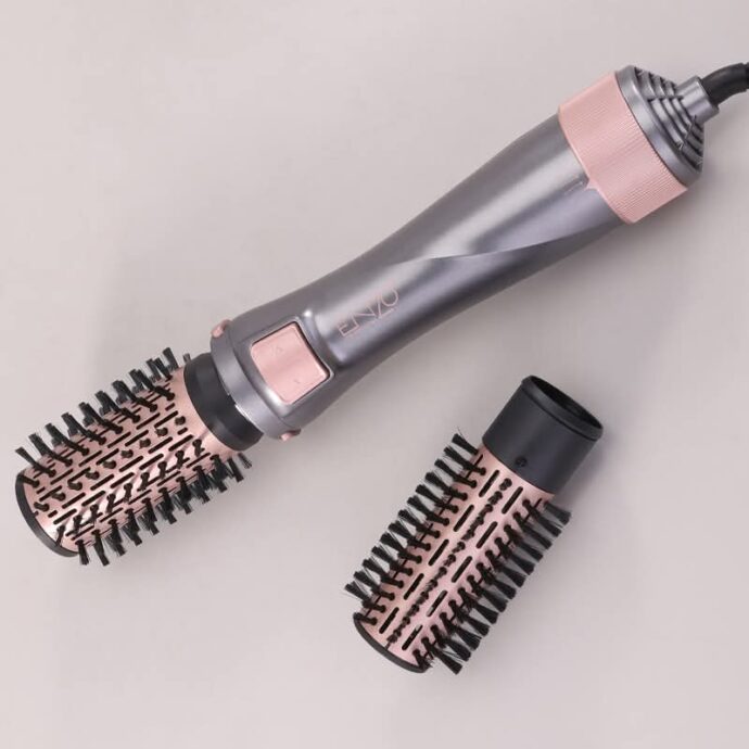⁦مشط حراري مجفف دوار انزو 2في1 Brosse Séchoir tournante ENZO EN-759⁩ - الصورة ⁦6⁩